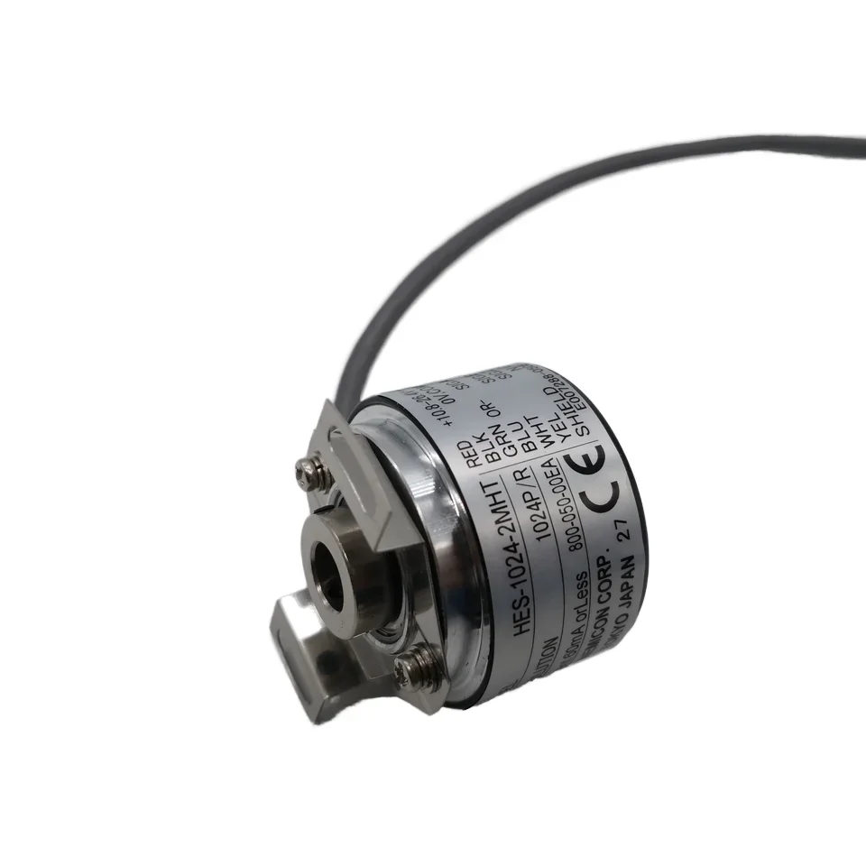 2026HES-1024-2MHT Rotary Encoder 1024ppr Hollow Shaft Rotary Encoder Push-Pull Output Resolution (20~3600 P/R)