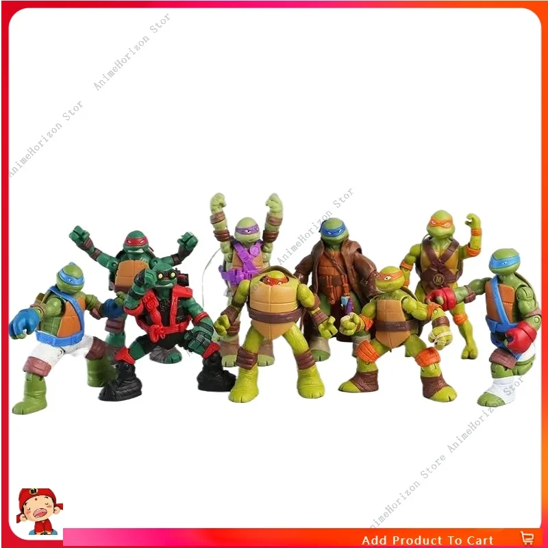 

In Stock PlayMates Classic Action Figure Figures Leonardo Raphael Michaelangelo Donatello Splinter Action Figure Model Toys