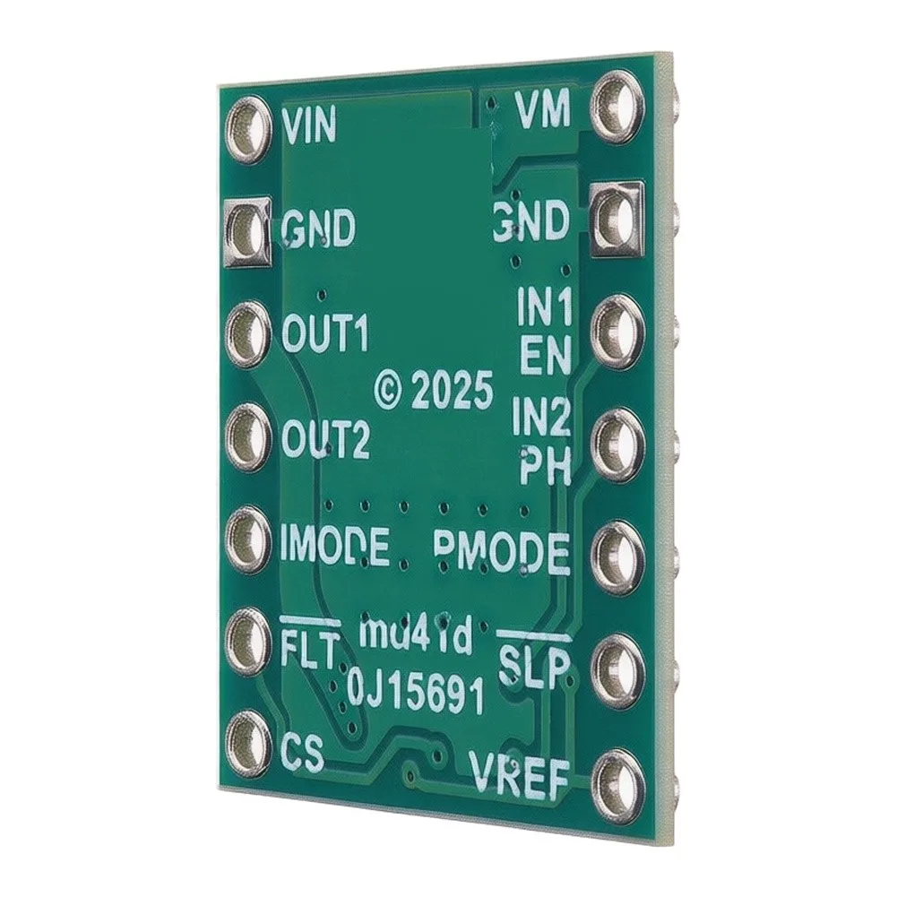 DRV8874-Based DC Motor Driver for Low-Profile Motion Control Applications Requiring Stable Performance Under Variable Loads