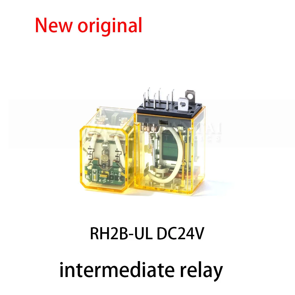 5個～10個入り-rh2b-ul-dc24v-中間リレー、8ピン、24vdc、表示灯付き