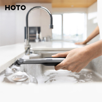 HOTO Wand™ Electric Cordless Spin Scrubber Rechargeable Grout Cleaning Brush Bathroom Power Scrubber With 12-Piece Brush Heads