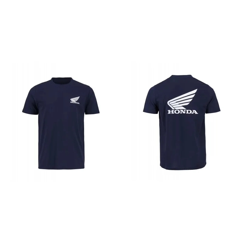 

Honda 2026 New Hot Men's and Women's Vintage Logo T-shirt 100% Cotton Shirts Core Honda Motorcycle Off-road Fashion Casual Top