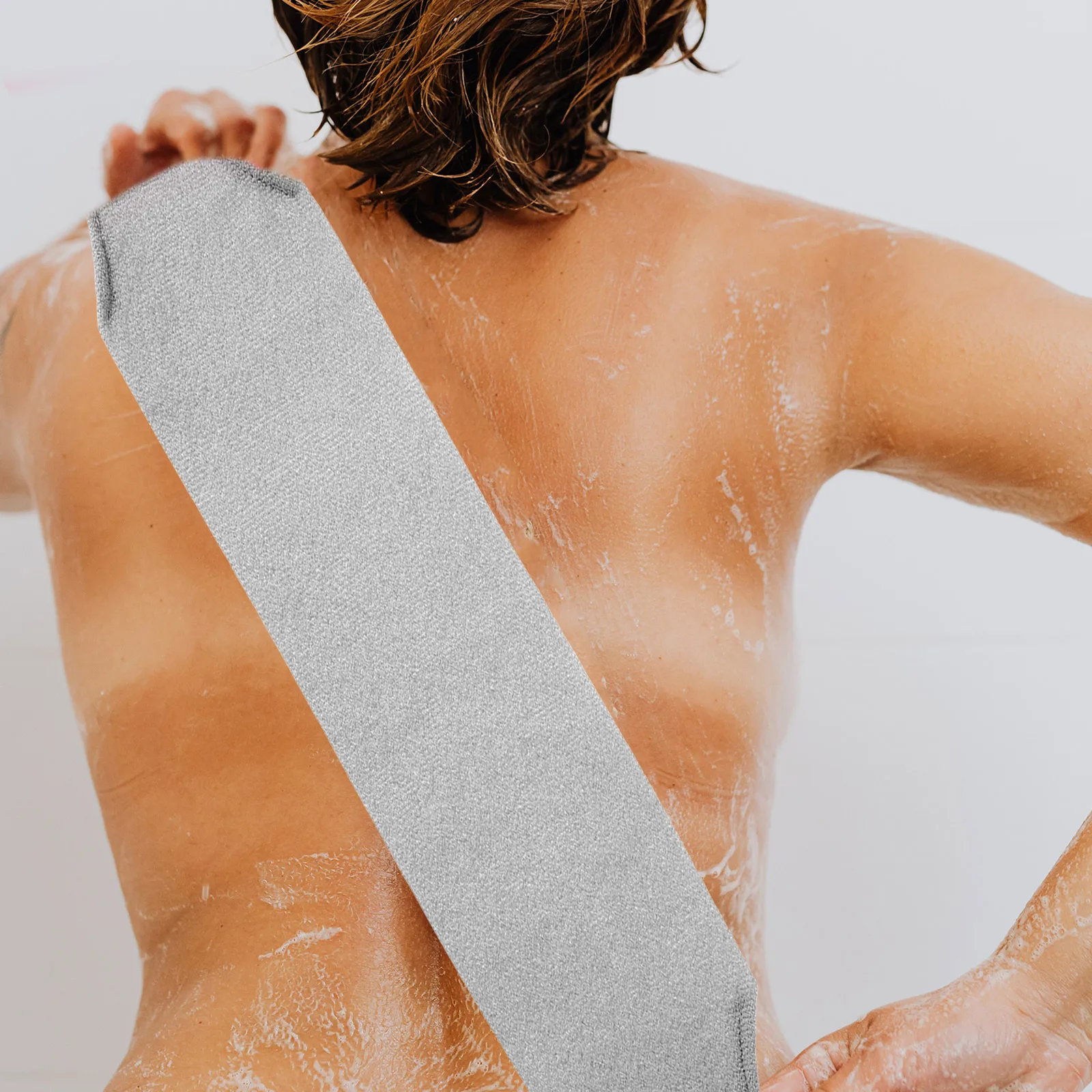 

Stretchable Back Scrub Bath Towel Exfoliating Wash Cloth Body Scrubber Shower Tool Soft Comfortable Anti Deformation Removal