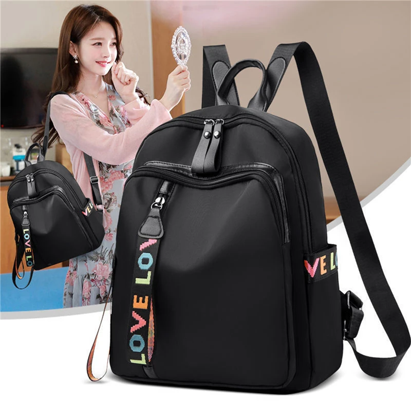 

Outdoor Women's Backpack Fashion Leisure Travel Casual Large Capacity Backpack Schoolbag Female Shoulder Bags Lady Rucksack