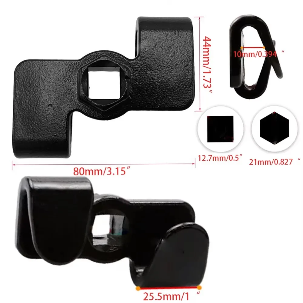 Универсальный расширитель натяжения гаечного ключа, шестигранный адаптер-удлинитель для 1/2 дюйма, профессиональные автомобильные инструменты для механической мастерской