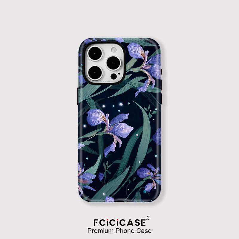 

Чехол Fcicicase для Magsafe с магнитной беспроводной зарядкой для телефона iPhone 16 Pro Max 15 14 Plus 13 Pro12 11, чехол с цветочным узором