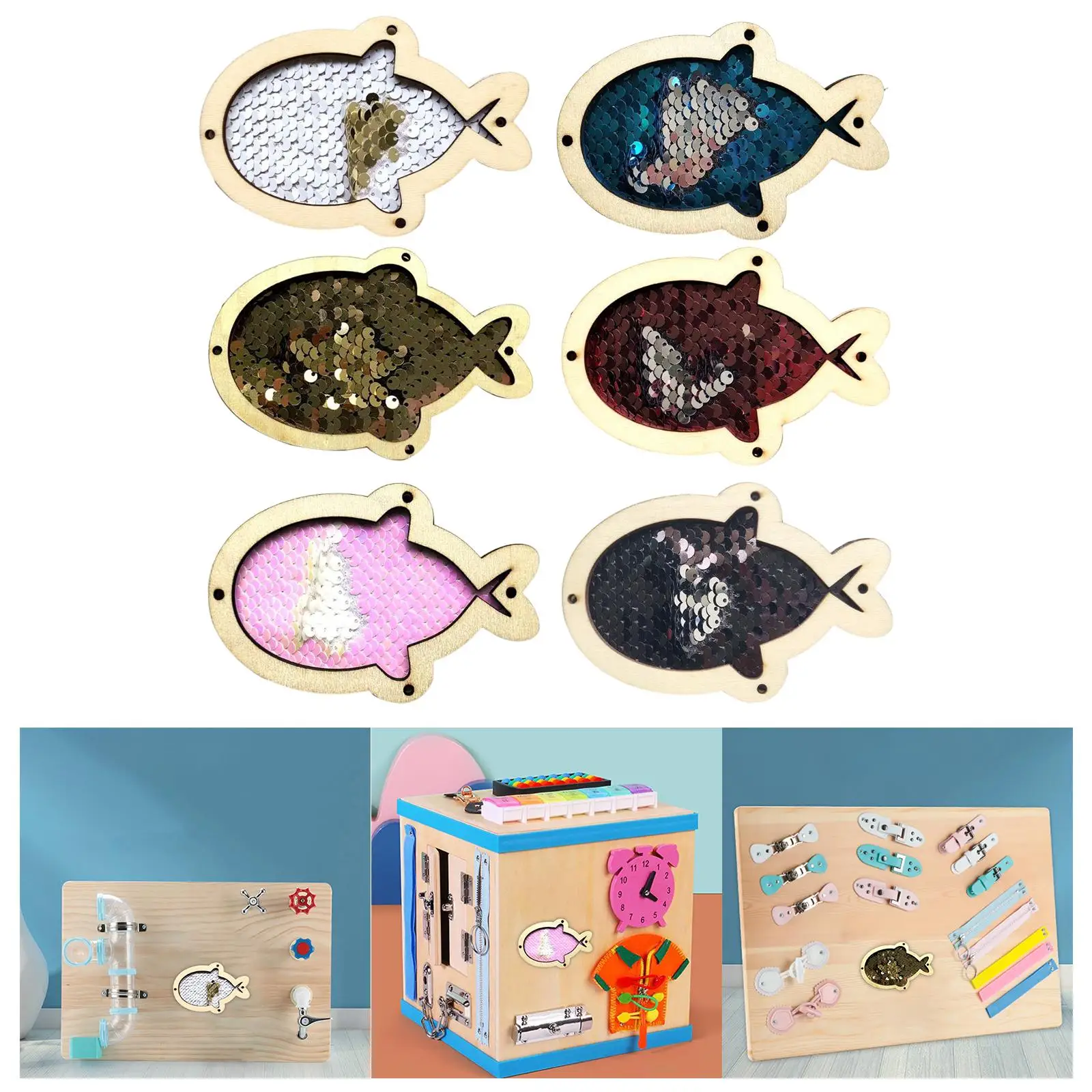 Aksesoris Papan Sibuk Sensorik Papan Sibuk Anak Keterampilan Motorik untuk Anak