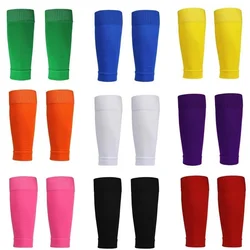 Calzino da calcio a pressione Leggings da uomo tubo scaldamuscoli sport per bambini supporto lavorato a maglia calze calze al polpaccio assorbenti dal sudore