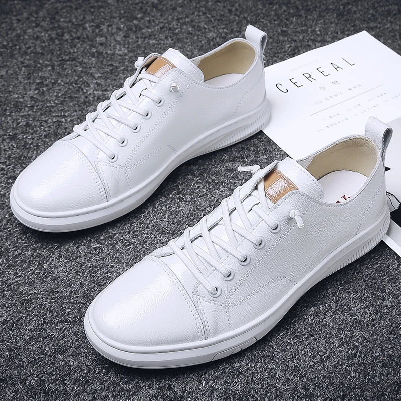 

Autumn 2025 Men's White Chunky Sneakers - Breathable Minimalist Design, Student-Friendly & Instagram Popular