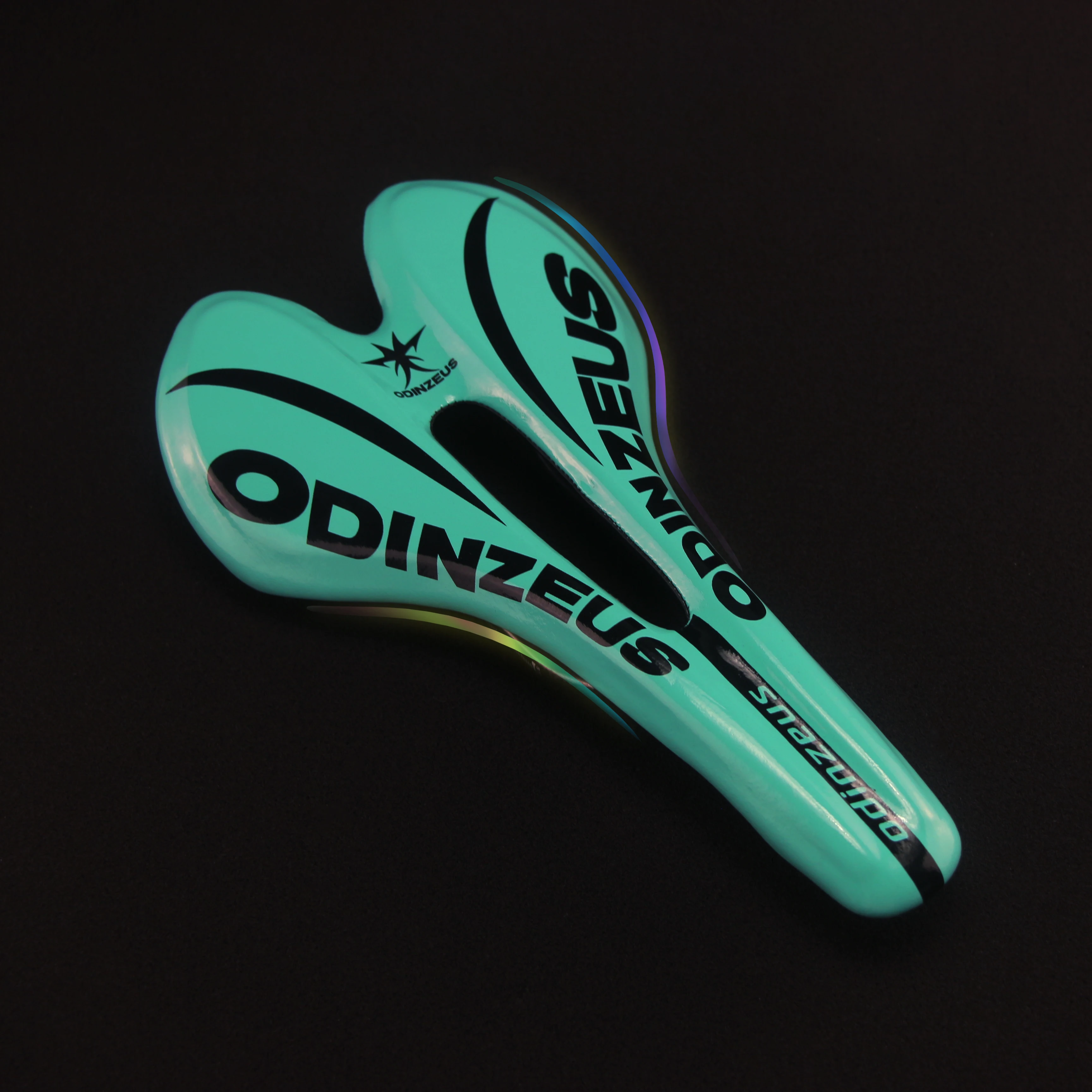 ODINZEUS-PU and Nylon Mountain Bike Saddle for Men, Comfortable, Breathable, MTB, Bicycle Front Seat, Round Bow, 7*7