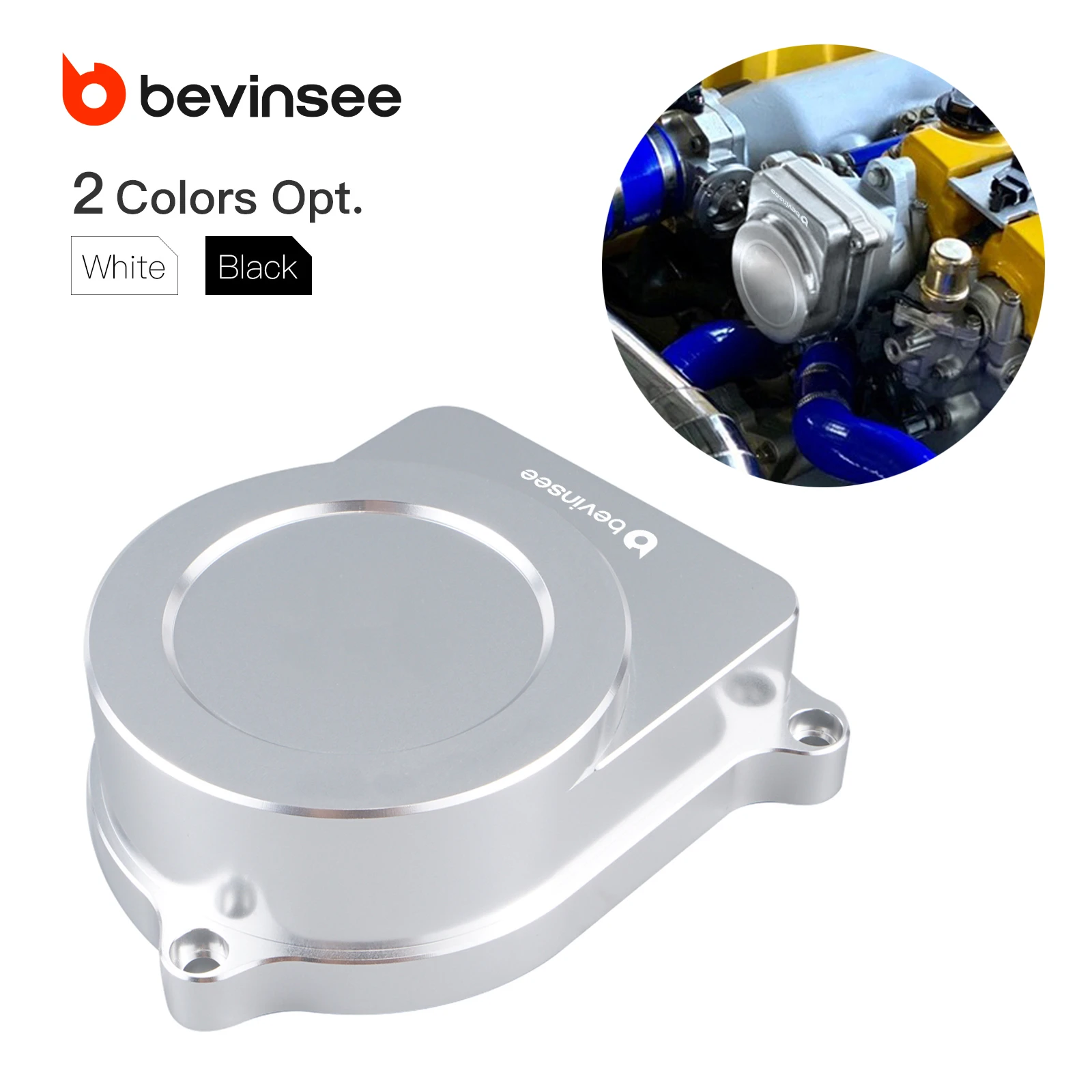 BEVINSEE Cop Distributor Cap Plate for Honda Civic/Civic Si/Del Sol Si VTEC/Prelude Si/Prelude VTEC, for Acura Integra LS/RS