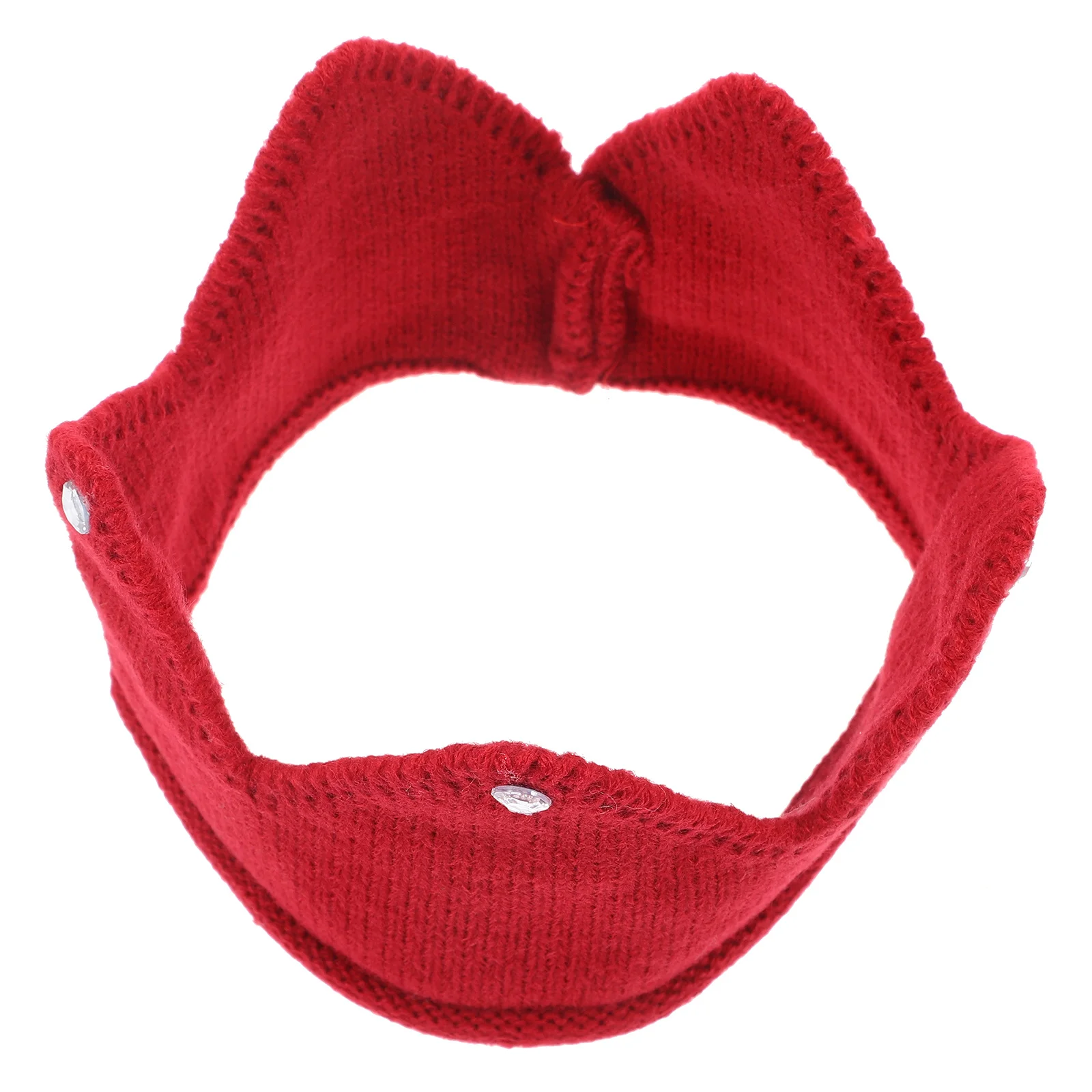 

Baby Knitted Crown Hat Stylish Birthday Party Kids Headpiece Decorative Wear for Little Girl Soft Lightweight Trendy Hair