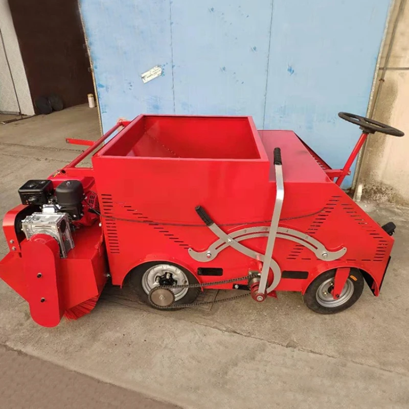 Car-mounted artificial turf combing machine, football field quartz sand filling machine, plastic field grass silk combing and