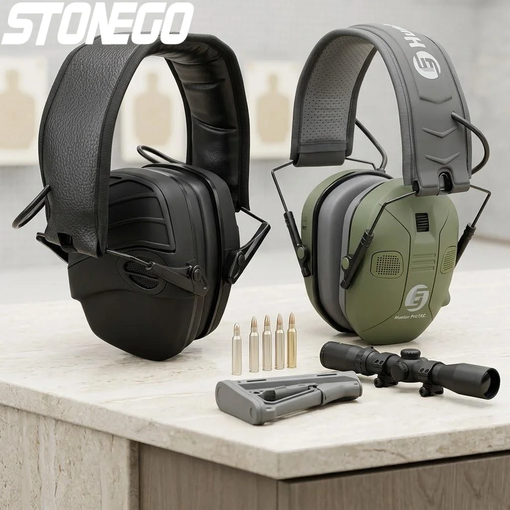 

Foldable Tactical Noise Canceling Earmuffs Hearing Protection Headphones Electronic Shooting Ear Defenders High Fidelity Sound