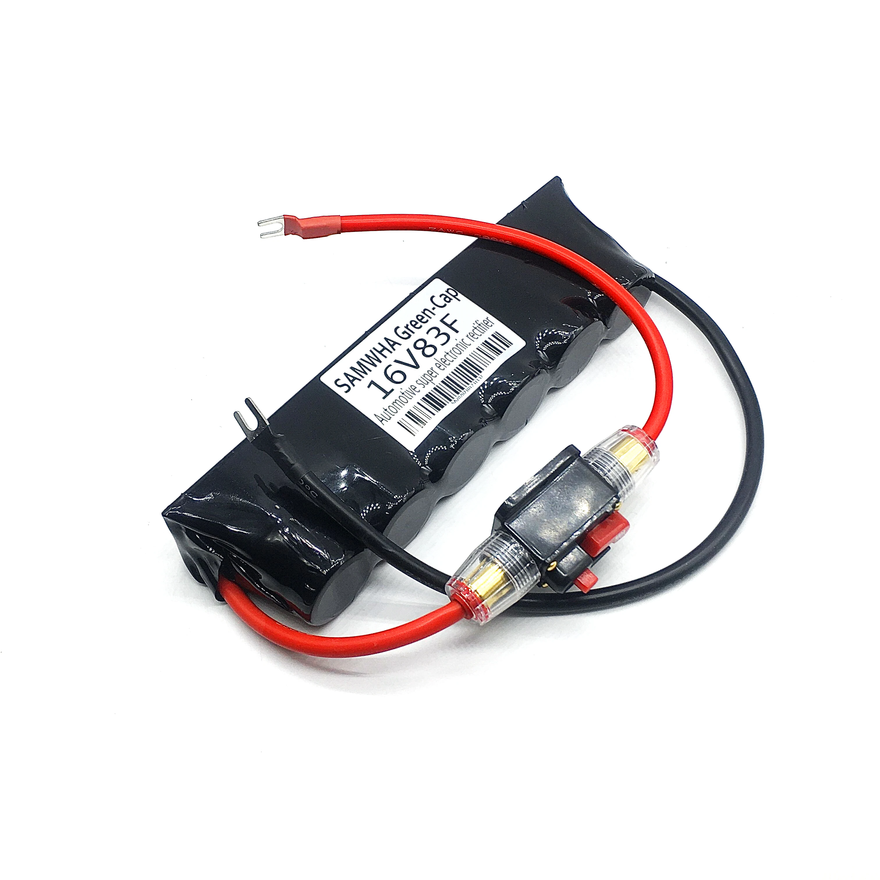 

16V83F Supercapacitor Automotive Electronic Rectifier Module Heat Shrink Housing Start Capacitor High Current 2.7V500F*6