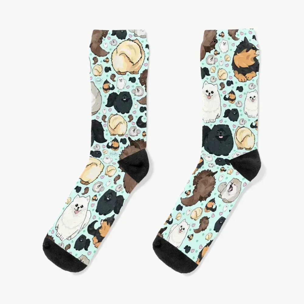 

Pomeranians Socks men cotton high quality sport hip hop new year Socks Men Women's