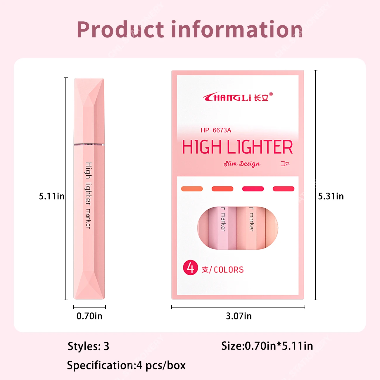 12 colorful highlighters, quick drying, not easy to penetrate or smudge, suitable for drawing markers, student supplies and gift