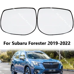 For Subaru Forester 2019-2022 Car Accessories Exterior Mirrors Reflective Lens Rearview Mirror Lenses Glass with Heating