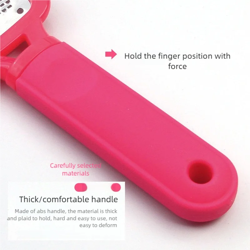 เครื่องบดเท้า Pedicure สแตนเลสสตีลเท้า Scrubber ส้นแคลลัส Dead Skin Remover Exfoliating Professional Feet Care TOOL