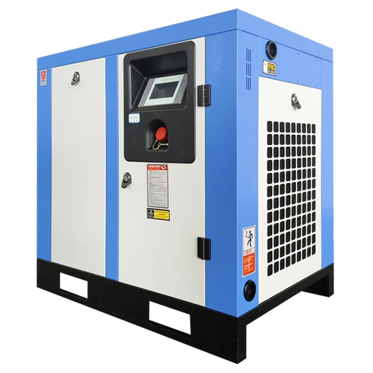 

10horsepower 0.4-1.1cubic Meters/min7.5kw Silent Permanent Magnet Variable Frequency Energy-saving air Compressor Can Customized