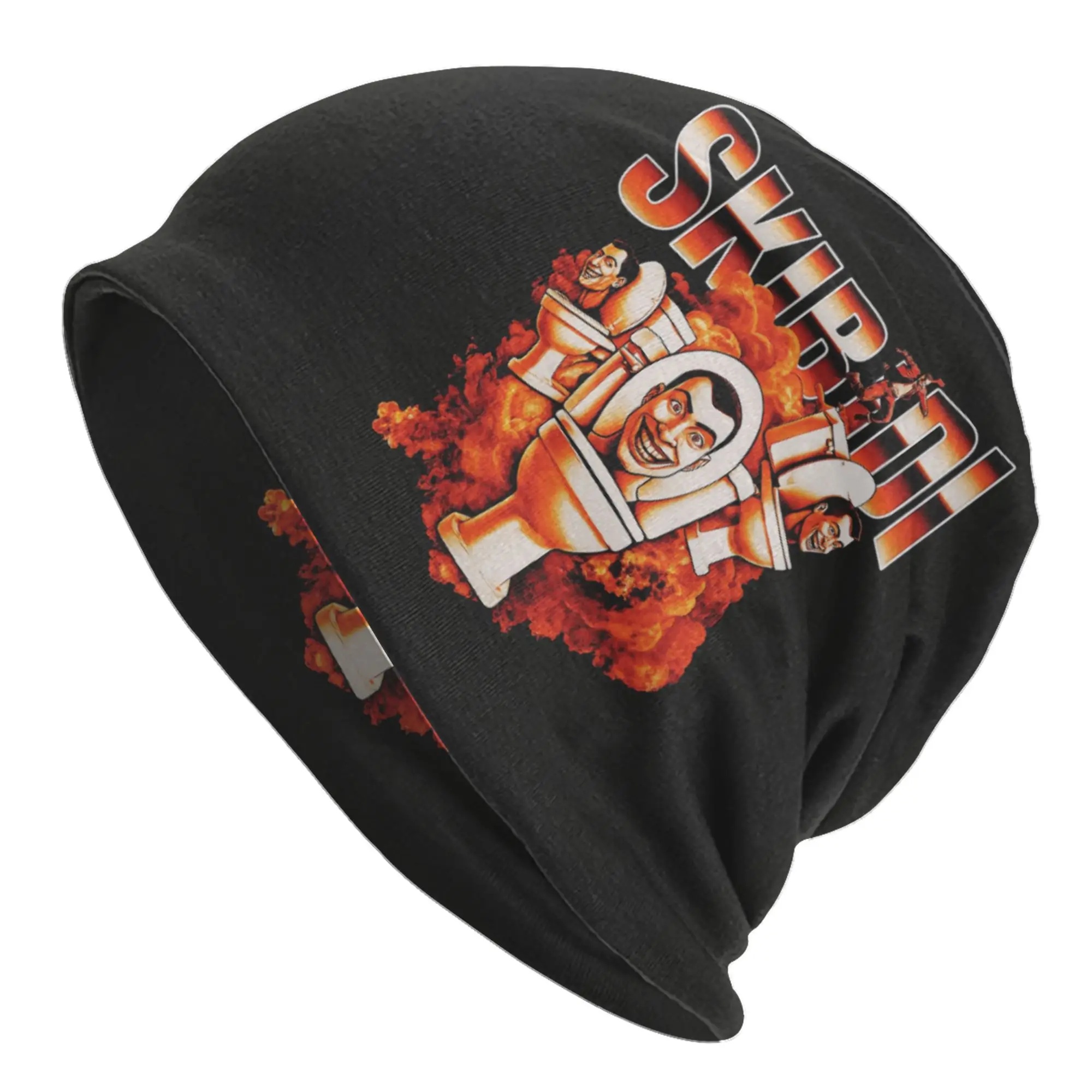 Titan Speakerman Skibidi Toilet  Skullies Beanies Caps For Men Women Unisex Trend Winter Warm Knitted Hat Adult  Bonnet Hats