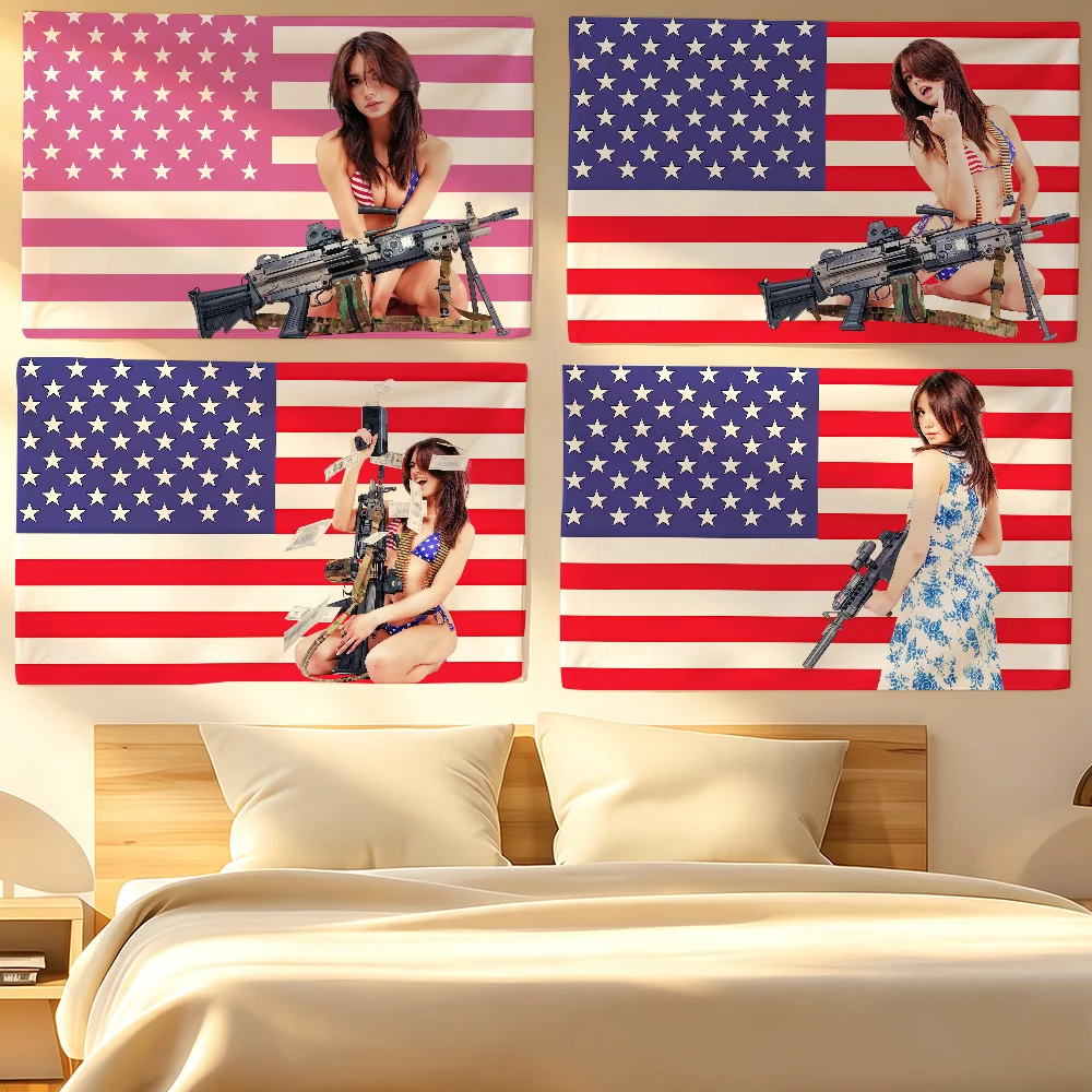 Wo Ater Dark Hailey Lujan Flag Banner For Sports Matches Games Parade Rally Holiday Festival Backyard Balcony Club Bar Decor