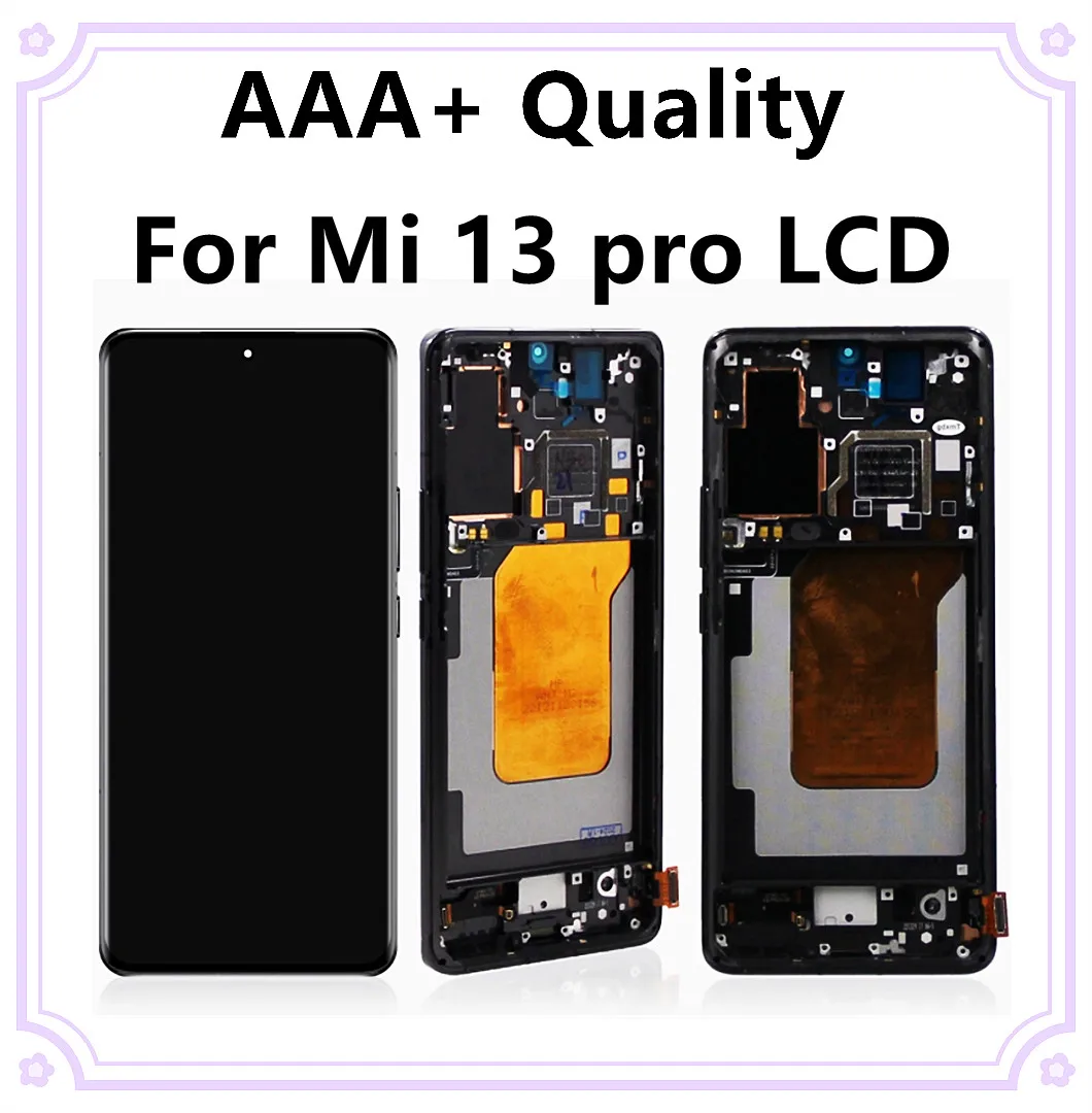 

100% Tested 6.73''For Xiaomi 13 Pro For Mi 13 Pro 2210132G 210132C LCD Display Touch Screen Digitizer Assembly Replacement