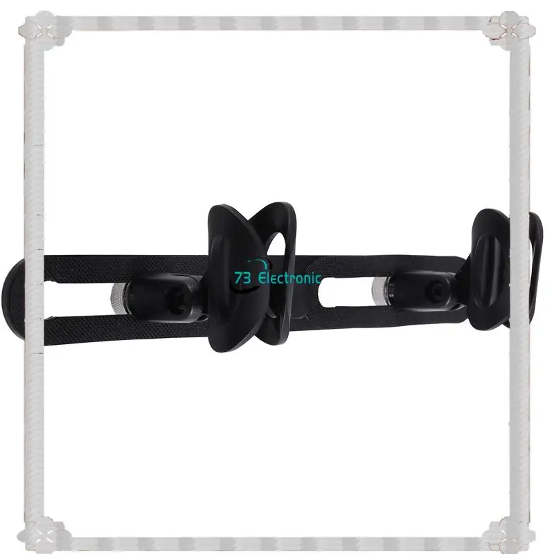 24-Hour Delivery Bar Microphone Clip Stand With Base Mic Holder For Live Streaming Microphone Support