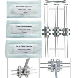 1Zestaw Dental MSE Palatal Expander Orthopedic Mid Facial Parallel Expansion Screw Tool 8mm/10mm/12mm 3Sizes