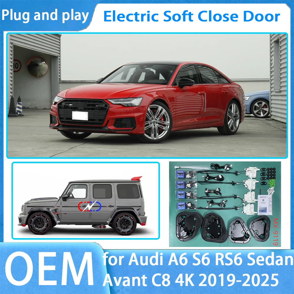 

for Audi A6 S6 RS6 Sedan Avant C8 4K OEM Car Soft Close Door System Automatic Electric Auto Pull Power Latch Power Closing