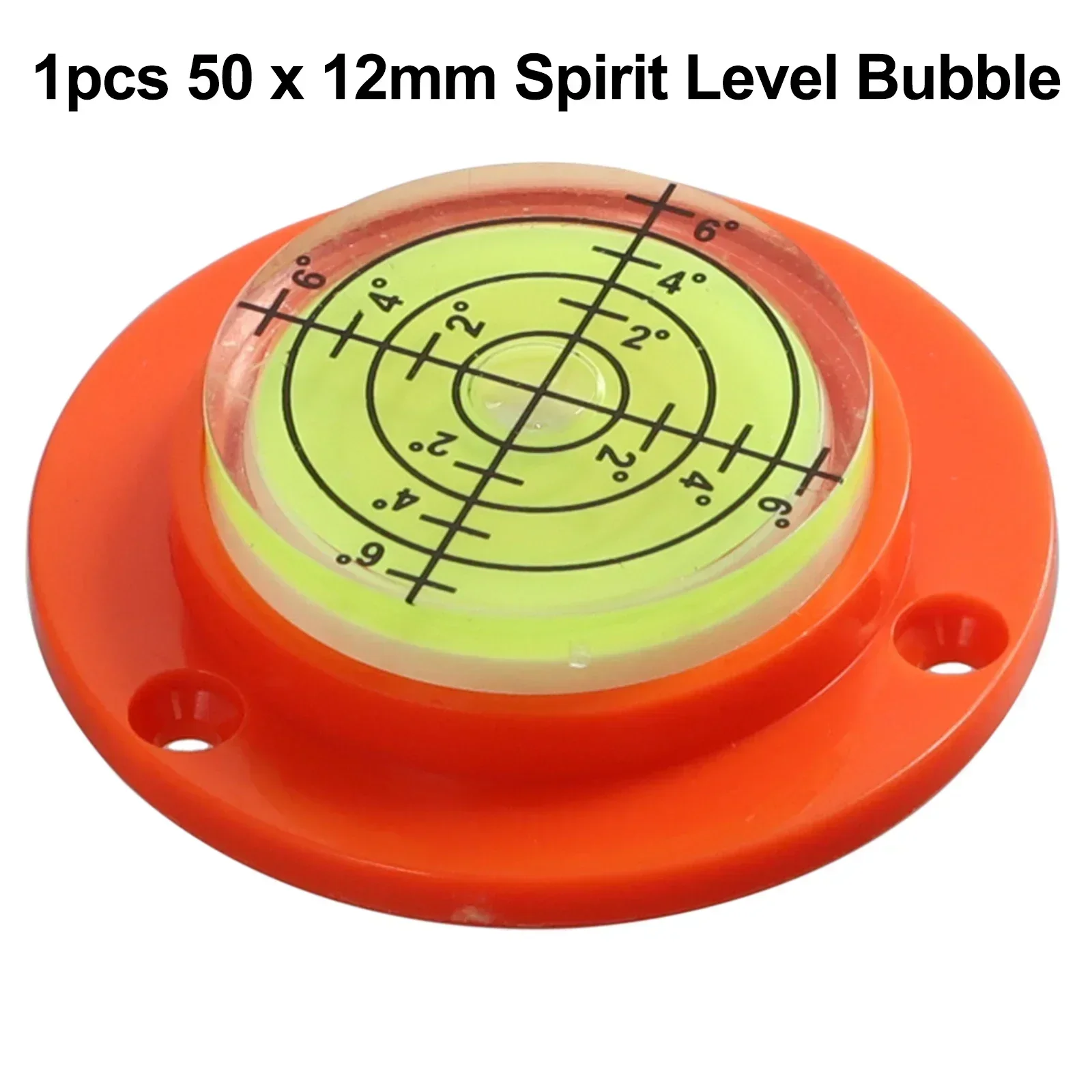 Nivel de nivel Universal, burbuja de nivel de disco, 50x12mm, nivel de burbuja Horizontal redondo para nivel de burbuja, bote, caravana, andamio, grullas