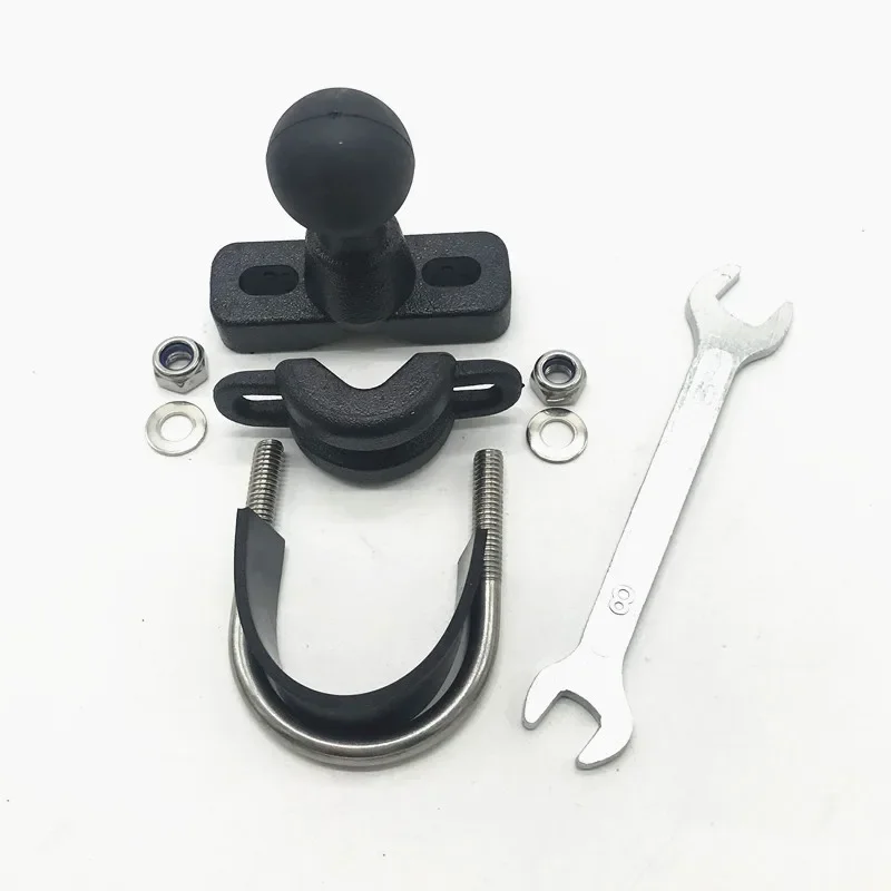 U-Bolt รถจักรยานยนต์ Handlebar จักรยาน Rail Rod Mount ฐาน1นิ้วสำหรับ Gopro กล้องสมาร์ทโฟนสำหรับ Garmin Sony