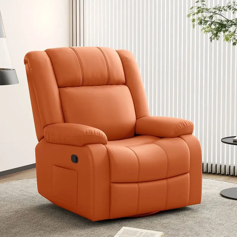 

Rocking Swivel Massage Sofa Single Recliner Power Relax Electric Couch Leather Adult Modern Muebles Para Hogar Furnitures