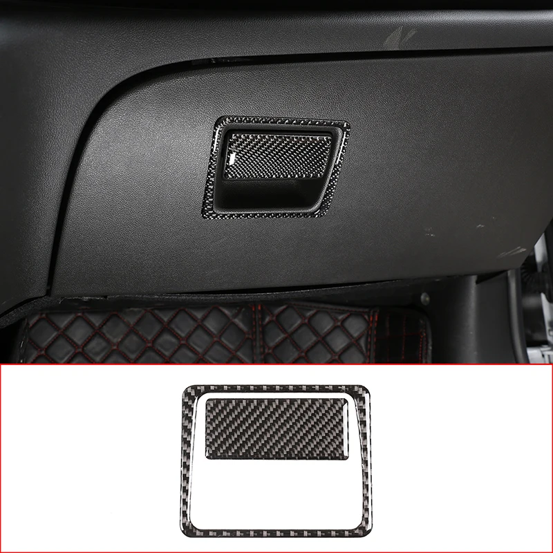 

Car Interior Carbon Fiber Copilot Glove Box Handle Bowl Frame Cover Trim Accessories For Buick Regal 2017-2020