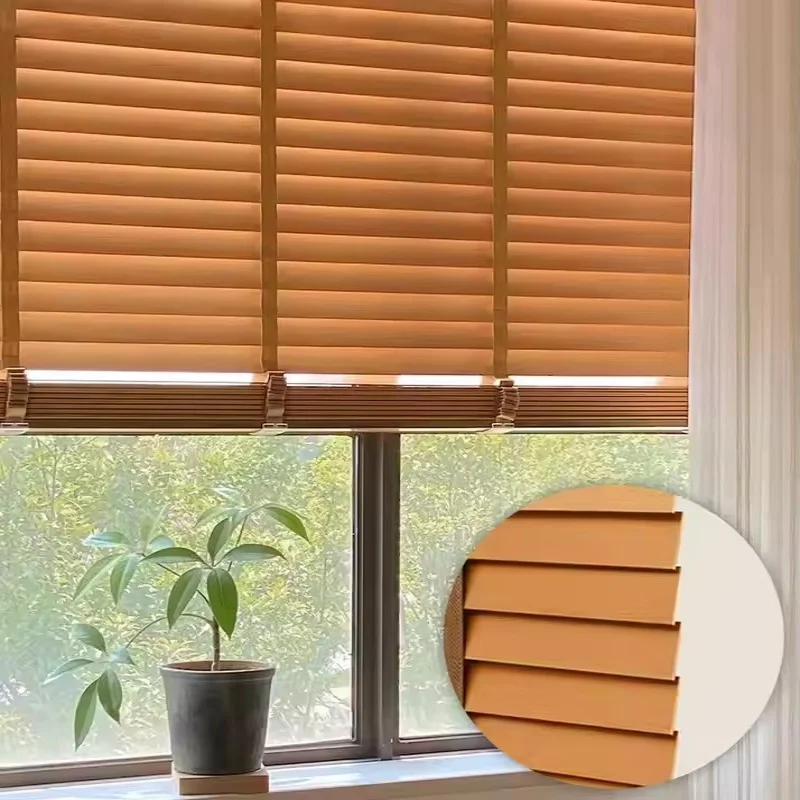 

China Wholesale Price Warm In Winter And Cool In Summer Isolate Noise Custom Basswood Manual Venetian Wooden blinds For Windows