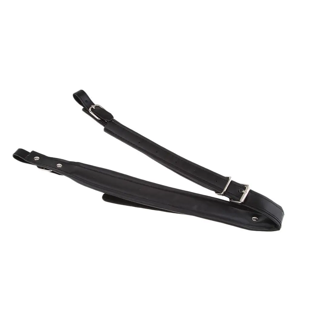 Double Layer Cowhide Accordion Shoulder Strap Bass Piano Replacement Part for Accessories to Manufacture Original Accordion