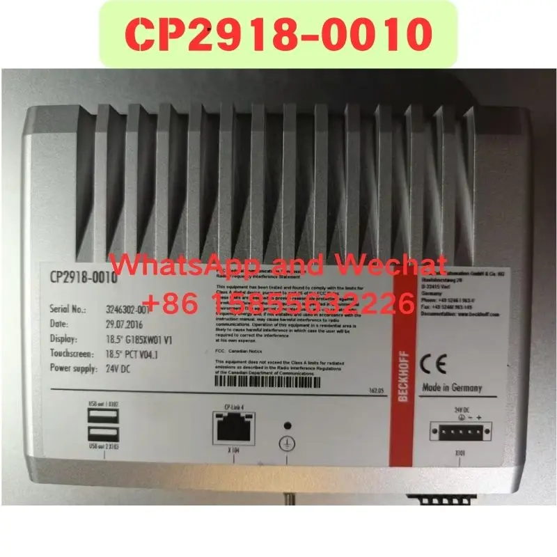 Used CP2918-0010 Touch Screen Functional test OK Fast delivery