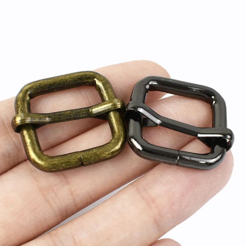 10 Stück 20-50 mm Metallschnalle, Dreifach-Gleitschließe, Haken für Haustierhalsband, Taschenriemen, Gurtband-Schnallen, DIY-Hardware-Zubehör – Detail 5