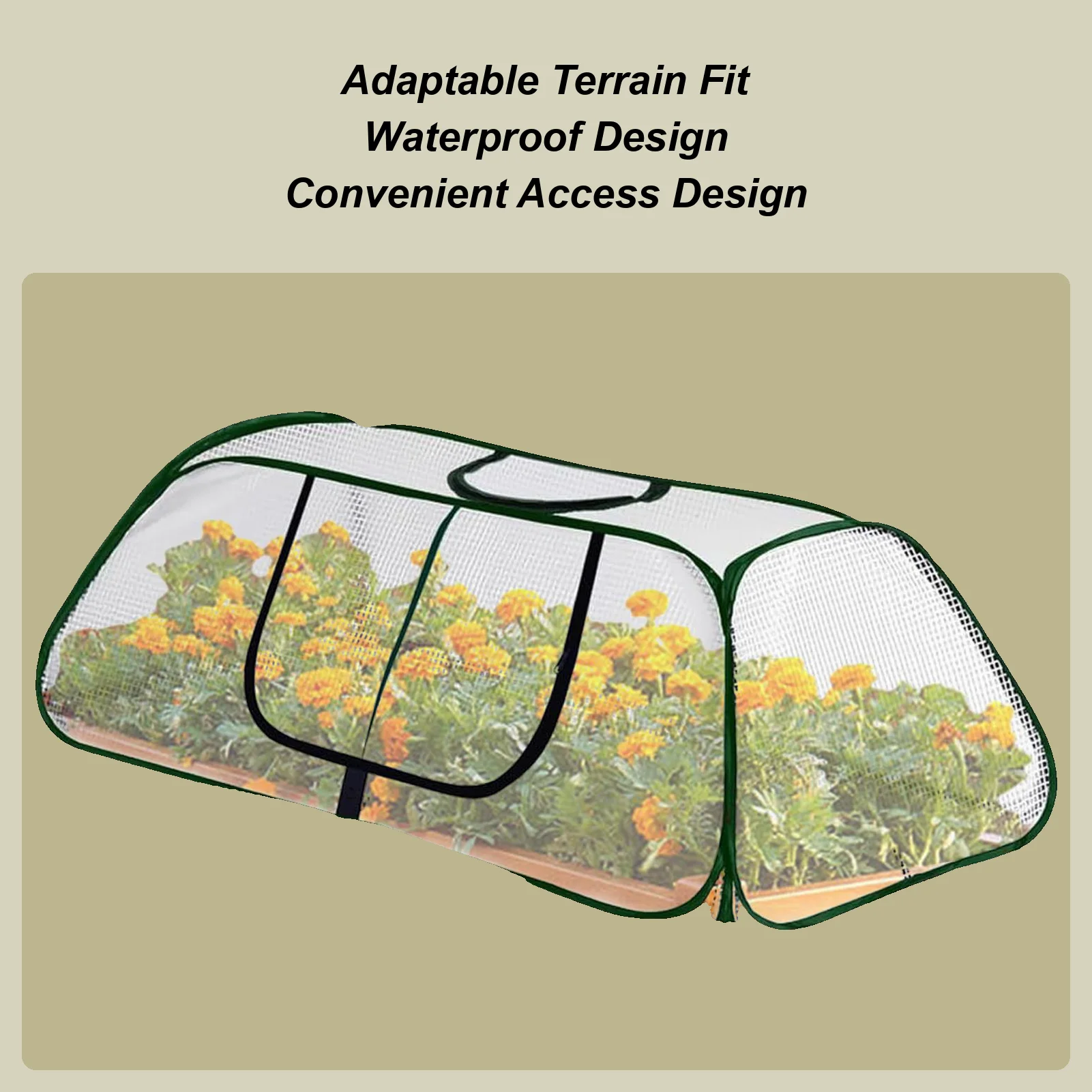 

Portable Greenhouse Waterproof Tent With Door 45x 21.6inch Flower Accelerator Tents For Vegetable Seedling Flower Gardening