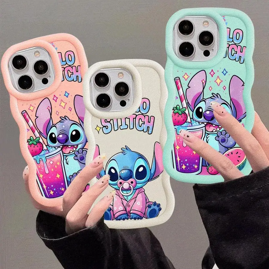 Disney Stitch Cute Phone Case for Xiaomi Redmi Note 13Pro 12 8 13 12Pro 9 10 Lite 10Pro 11 Pro Plus 9S Bumper Cover