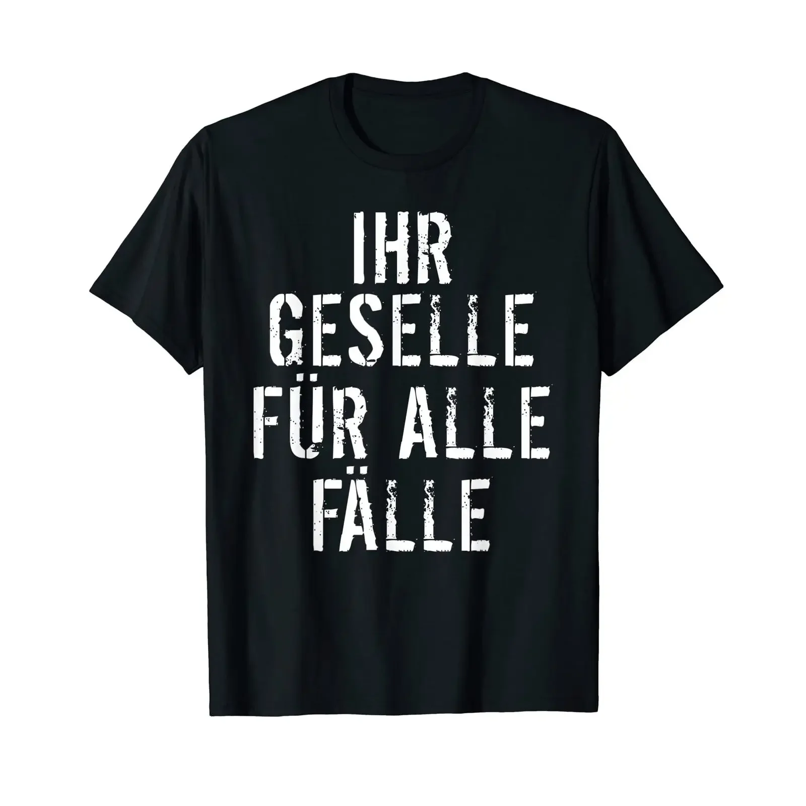 Mechaniker Elektriker Zimmermann Allgemeiner Maler Maurer T-Shirt schwarz Vintage gewaschenes Grafikdesign leicht