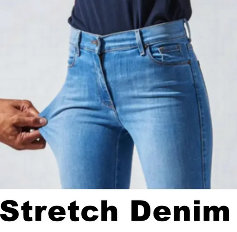 Curvy Ass Jeans für Damen, hohe Taille, Po-Lift-Denim-Hose, dehnbar, super gut, Stretch-Po, Columbia Sharping Ass Jeans, großes Mädchen – Detail 2