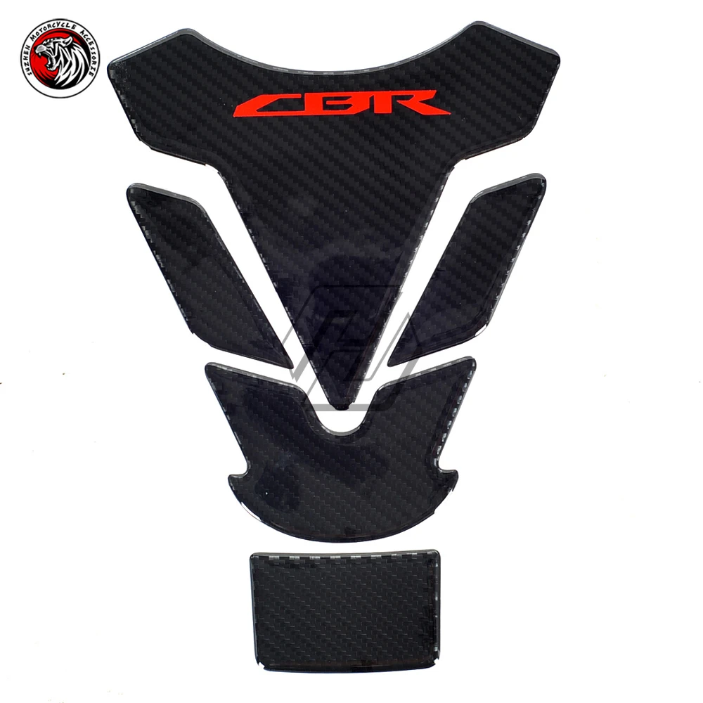 

3D Carbon Look Motorcycle Tank Pad Protector Decal Stickers Case for Honda CBR600RR CBR900RR CBR959RR CBR Tank Sticker