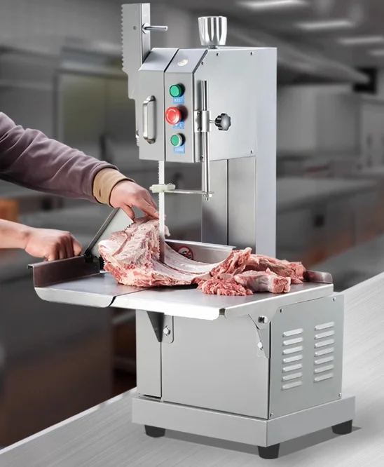 Picture 3: Bone Saw Machine Multi-Functional Frozen Fresh Band Commercial Cutter Butcher Boy Automatic Goat Frozen Meat Cutting Machine