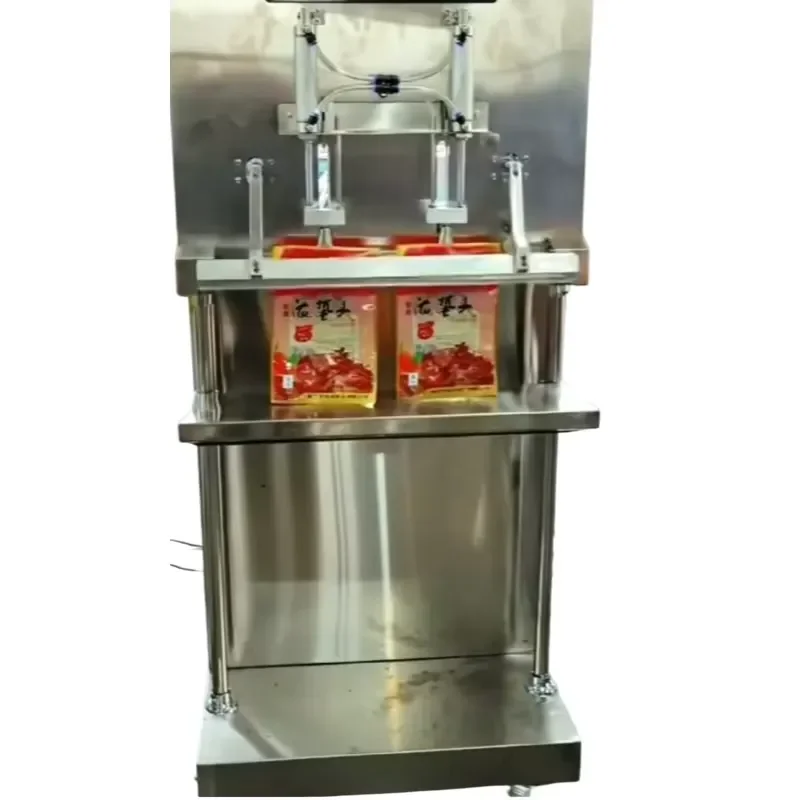 Electric Semi-Automatic Vertical Vacuum Packaging Machine Food & Commodity Use Nitrogen Flushing Capable