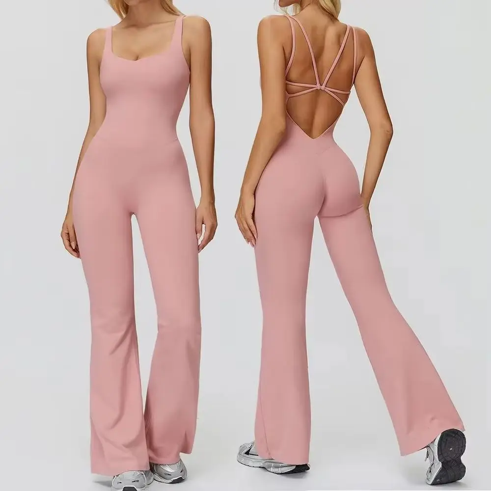 

Yoga Bodysuit Sportswear Women's Tracksuits Gym Zipper Jumpsuits Sports Workout High-intensity Fitness One-piece Tights Suit