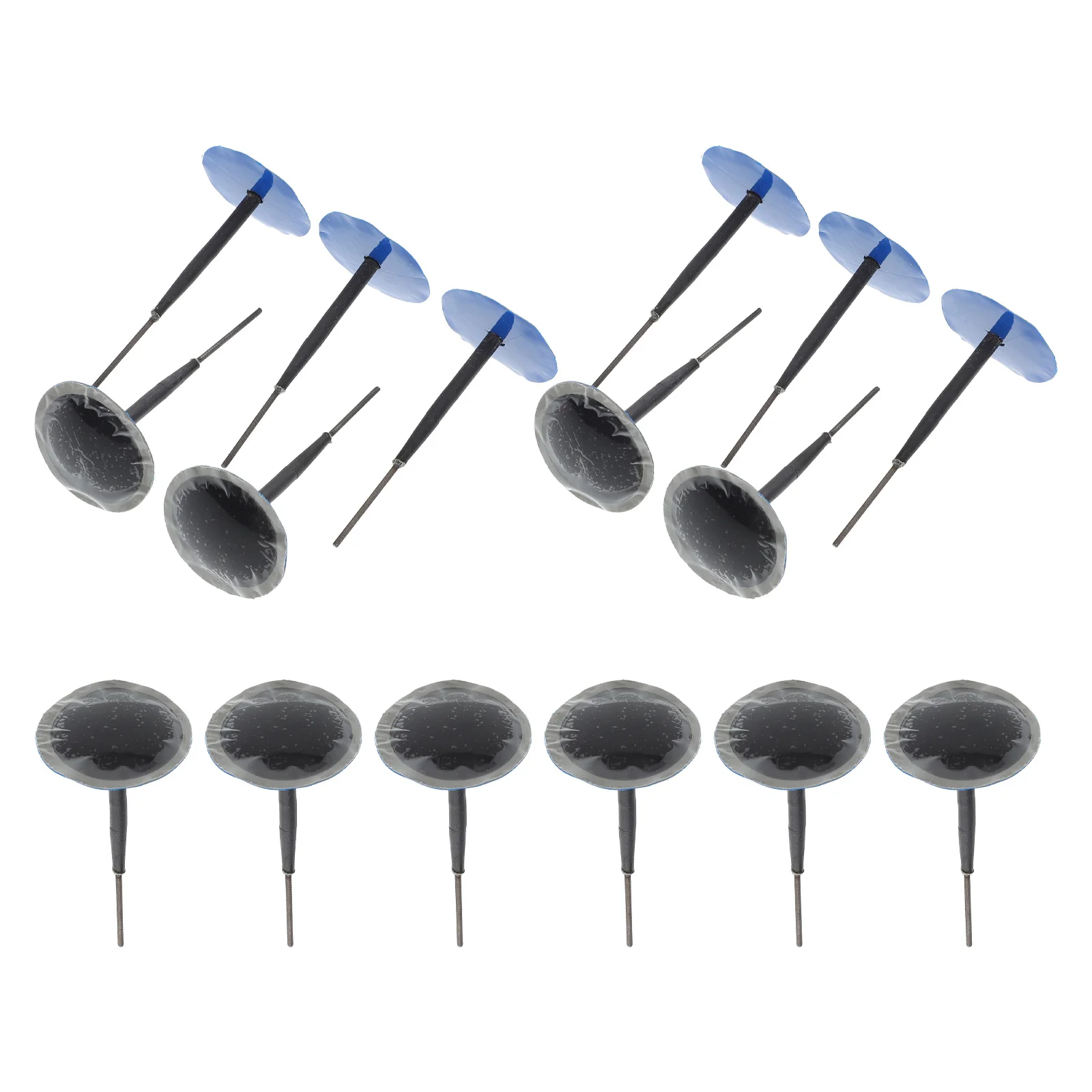 

24pcs Mushroom Plugs Patch Kit Heavy Duty Rubber Boot Patches for Car Bike Tire Repair Tools Professional Tire Plug Kits