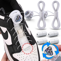 Adjustable Wire Swivel Automatic Buckle Rope Sneaker ShoeLaces for Kids/Adult No Tie Shoe Laces Quick Lock Shoestrings Sneakers
