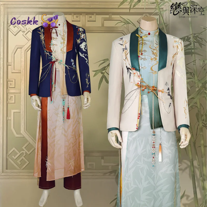 

Love and Deepspace‌ Game Caleb Zayne Cosplay Costume Fashion Uniform Halloween Carnival Christmas Anime Party Outfit