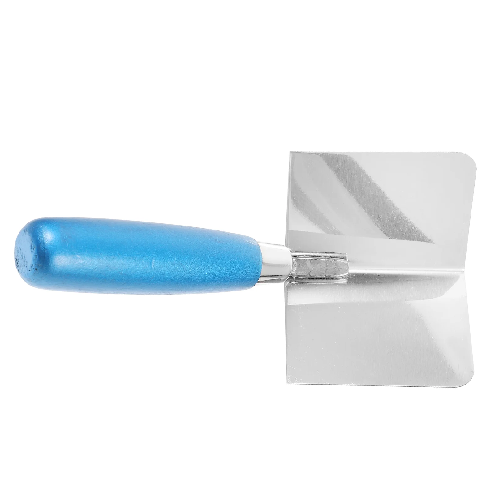 Stainless Steel Trowel Corner Puttying Decorative Plaster Tool Tray Concrete Drywall Scraper